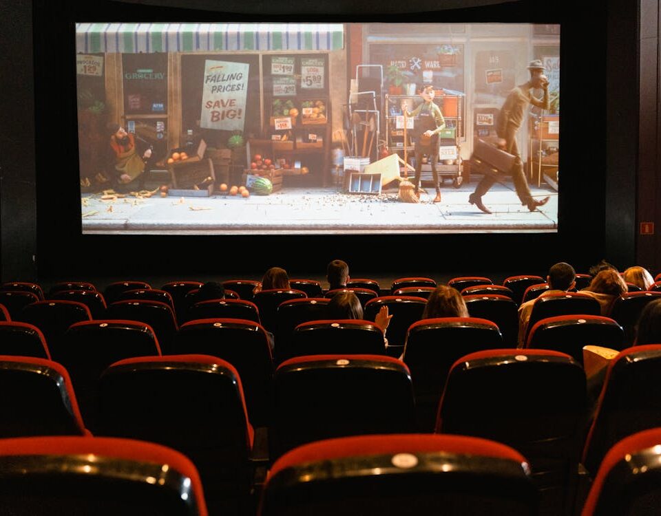 Bioscoopzaal tijdens een filmfestival